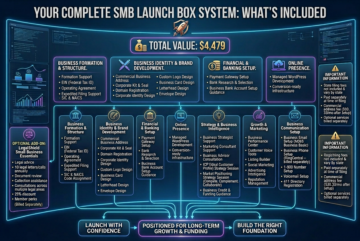 Small Business Launch Box | Start Your Business for $215/mo - Image 3